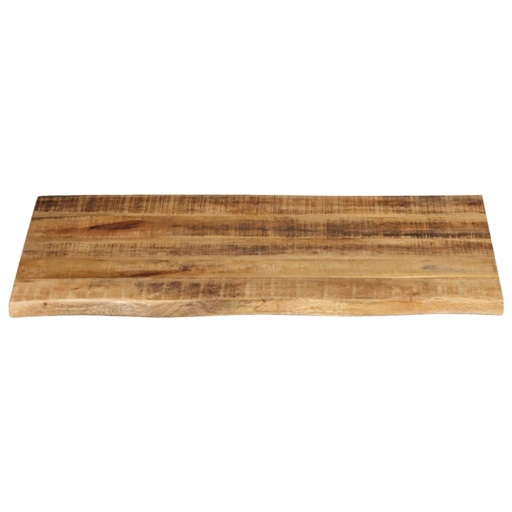 Tabletop, 70x60x2.5cm, solid mango wood, with live edge