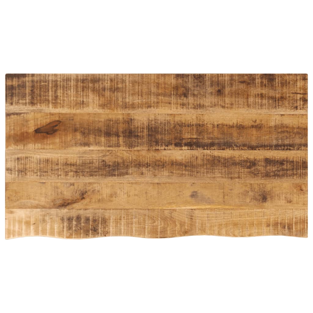 Tabletop, 100x60x2.5cm, solid mango wood, with live edge