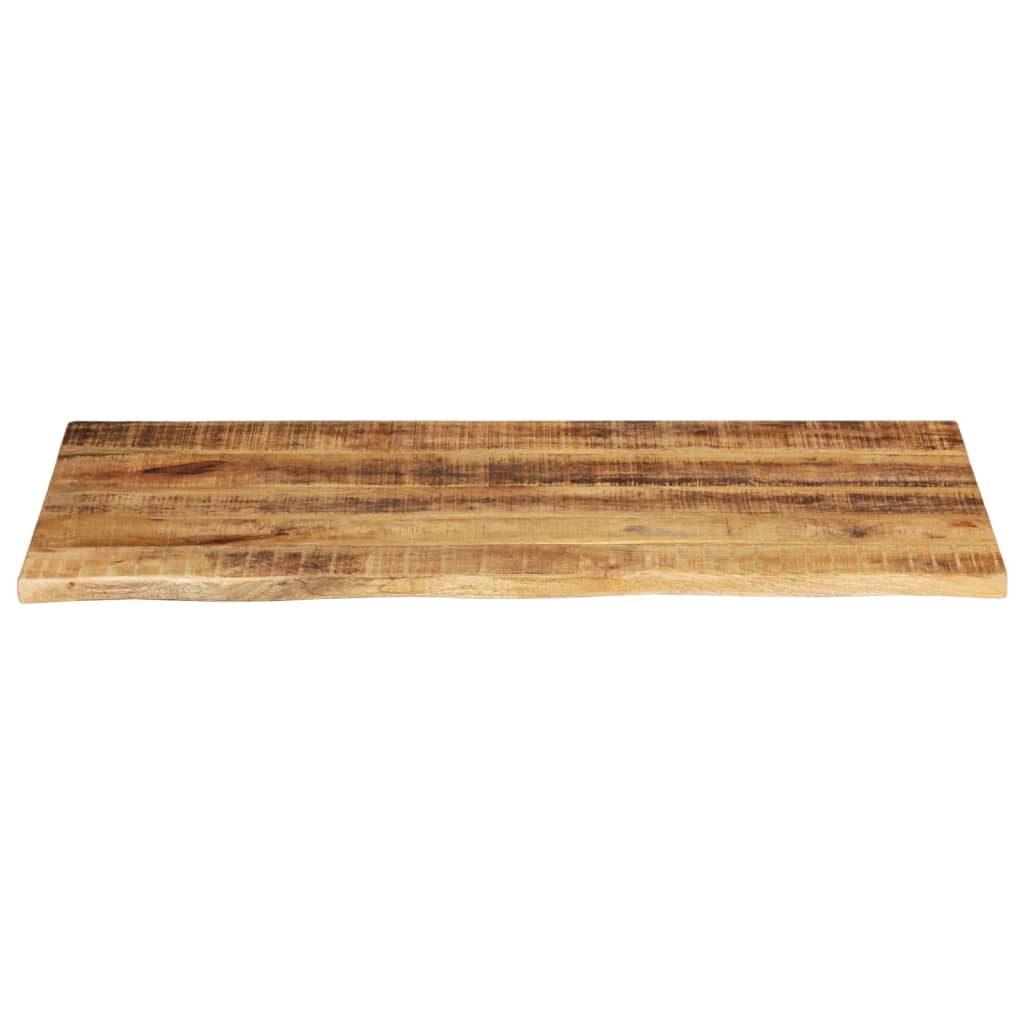 Tabletop, 100x60x2.5cm, solid mango wood, with live edge