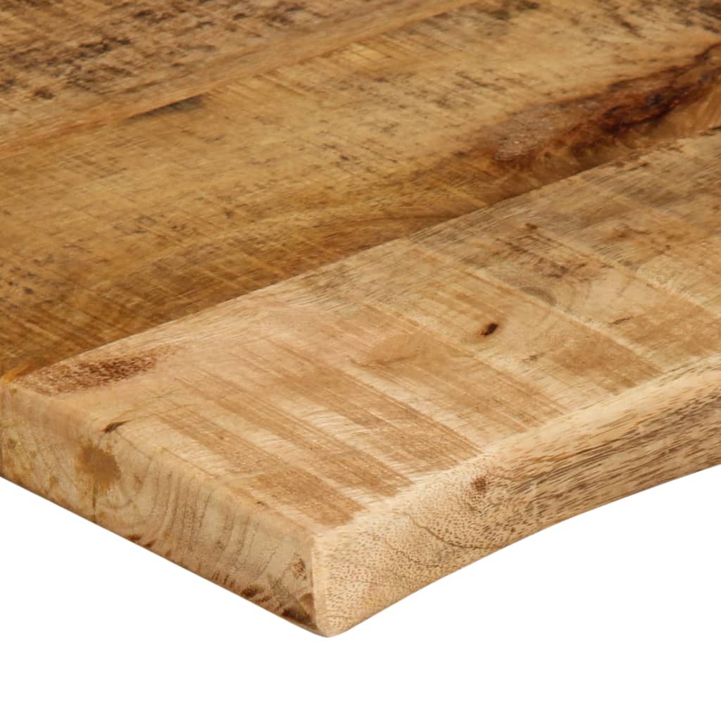 Tabletop, 100x60x2.5cm, solid mango wood, with live edge