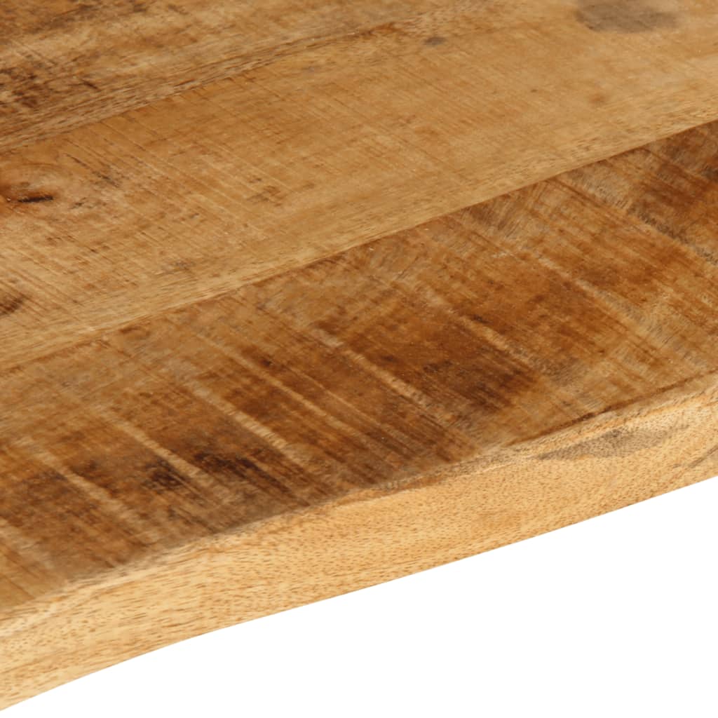 Tabletop, 100x60x2.5cm, solid mango wood, with live edge