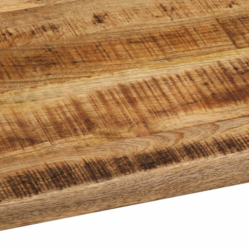 Tabletop, 100x80x2.5cm, solid mango wood, with live edge