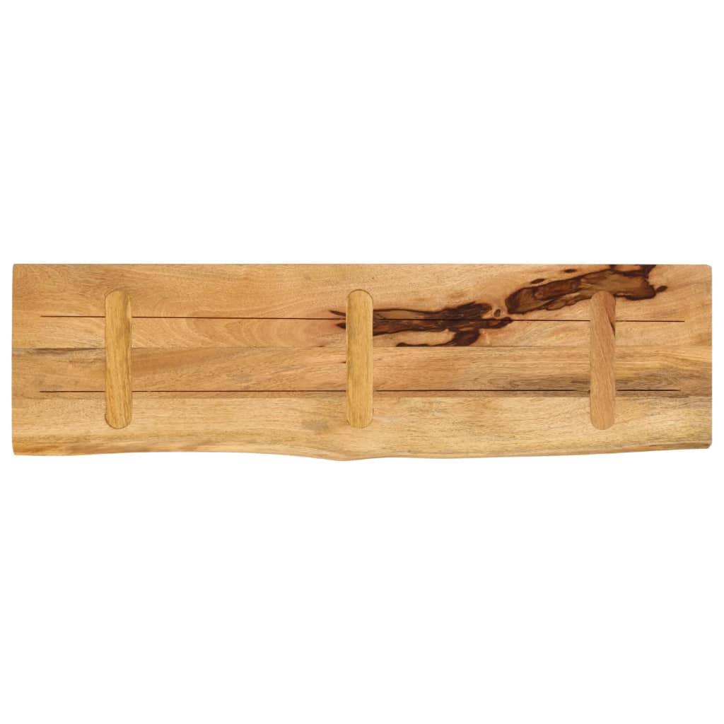 Virsma, 110x40x3,8cm, mango masīvkoks, ar dabisku malu