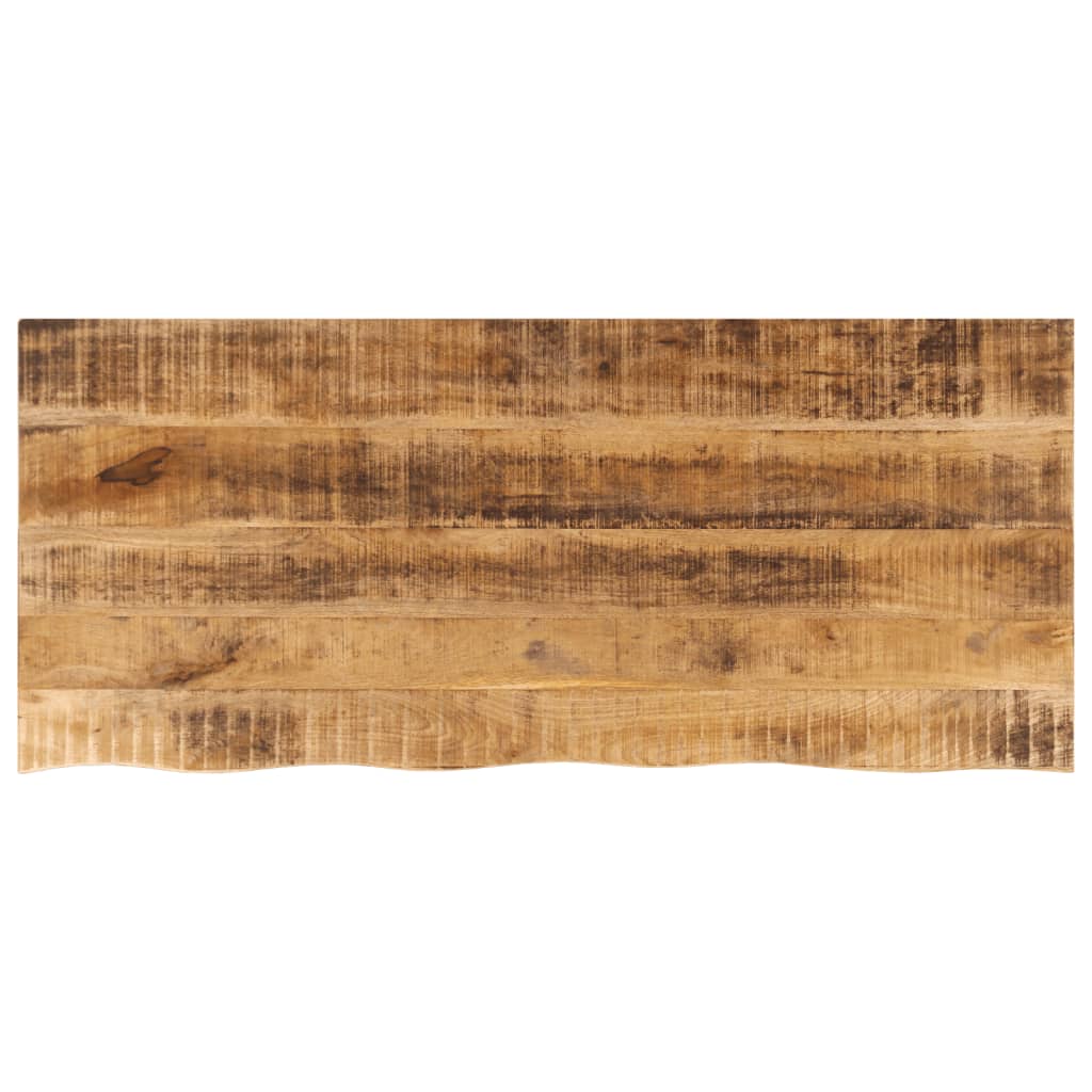 Stalviršis, 140x60x3,8cm, mango masyvas, su gyvu kraštu