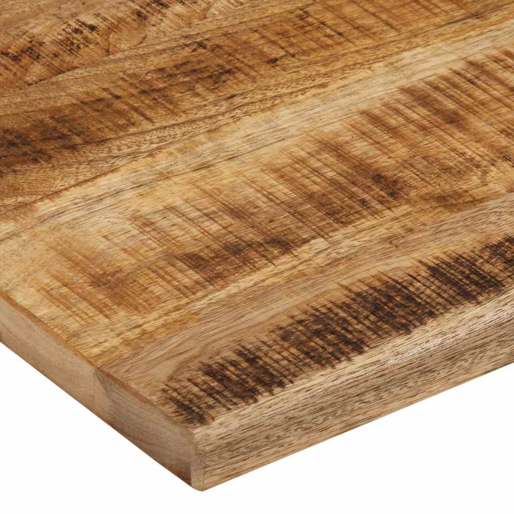 Tabletop, 100x80x3.8cm, solid mango wood, with live edge