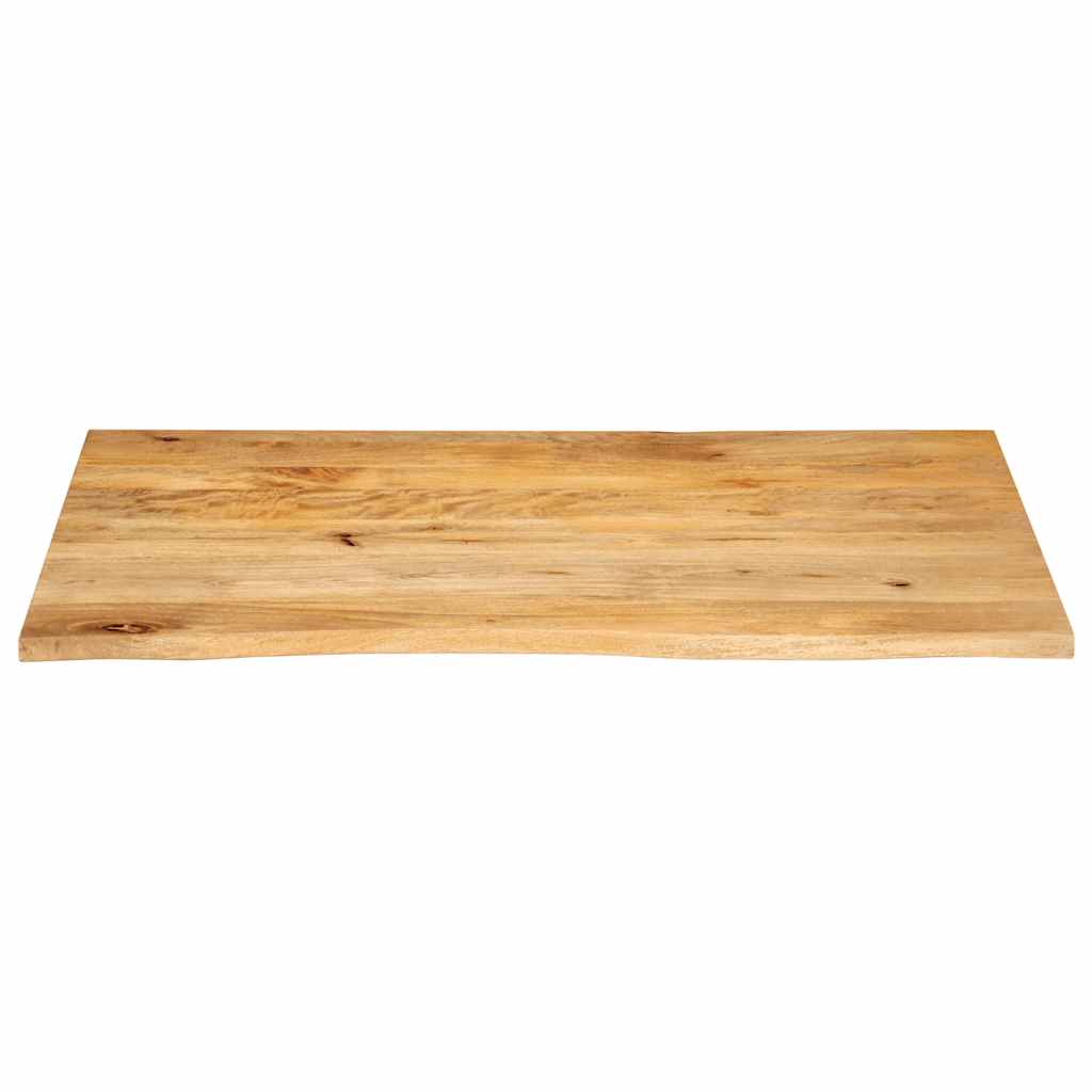 Stalviršis, 120x60x2,5cm, mango masyvas, su gyvu kraštu