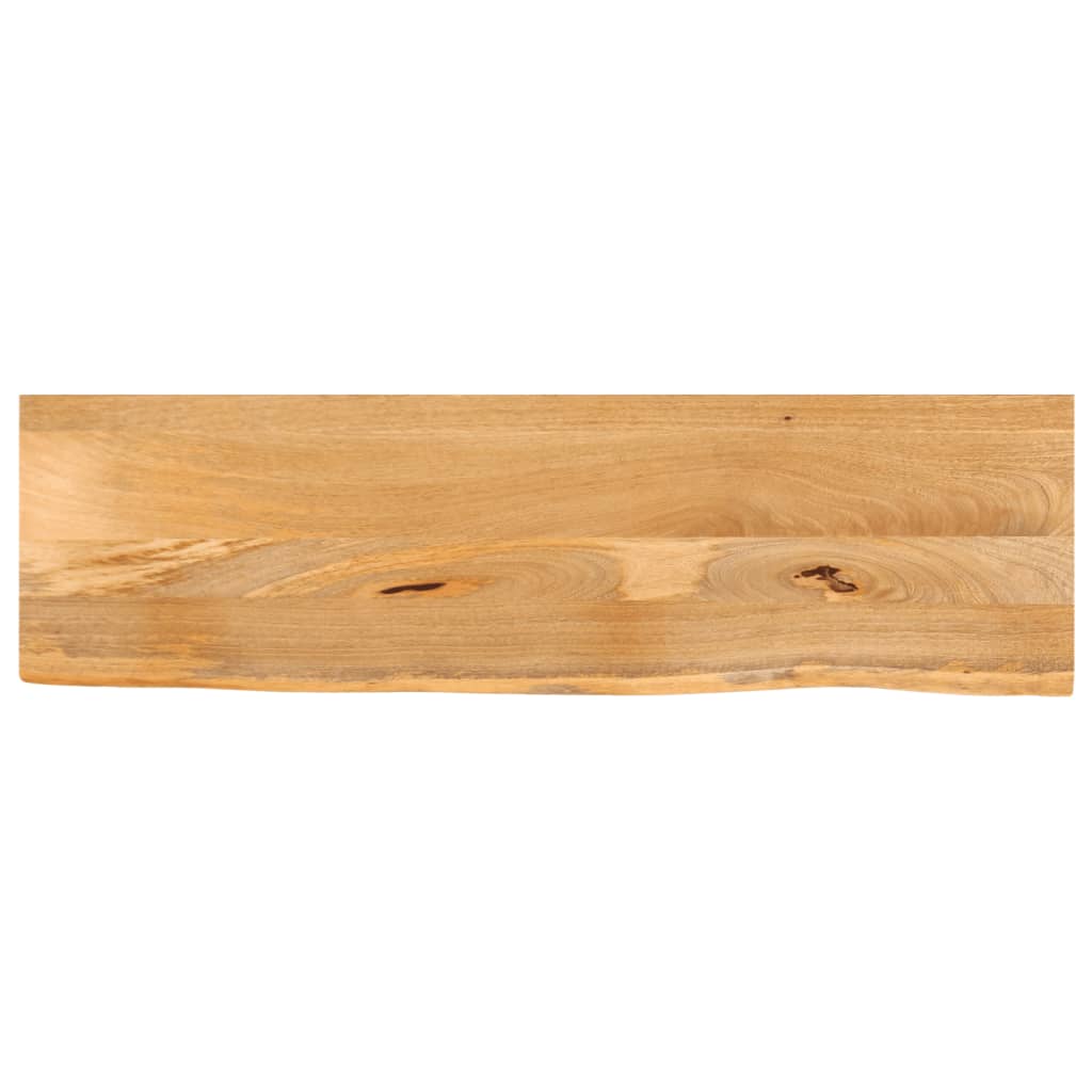 Worktop, 100x40x3.8cm, solid mango wood, with live edge