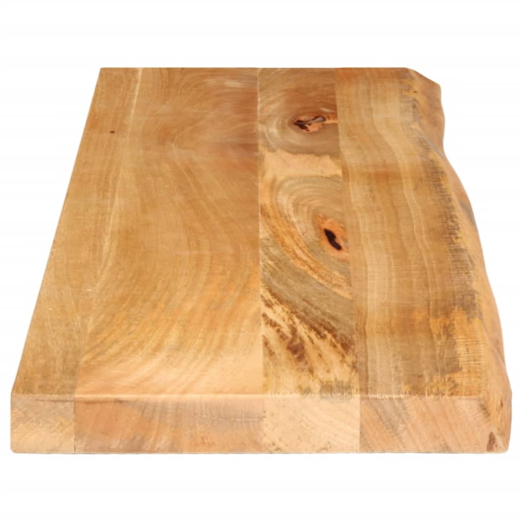Worktop, 100x40x3.8cm, solid mango wood, with live edge