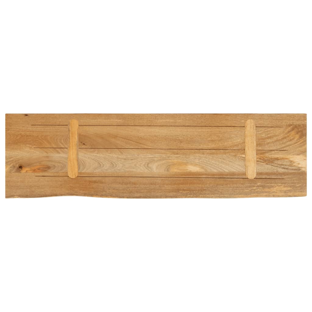 Worktop, 100x40x3.8cm, solid mango wood, with live edge