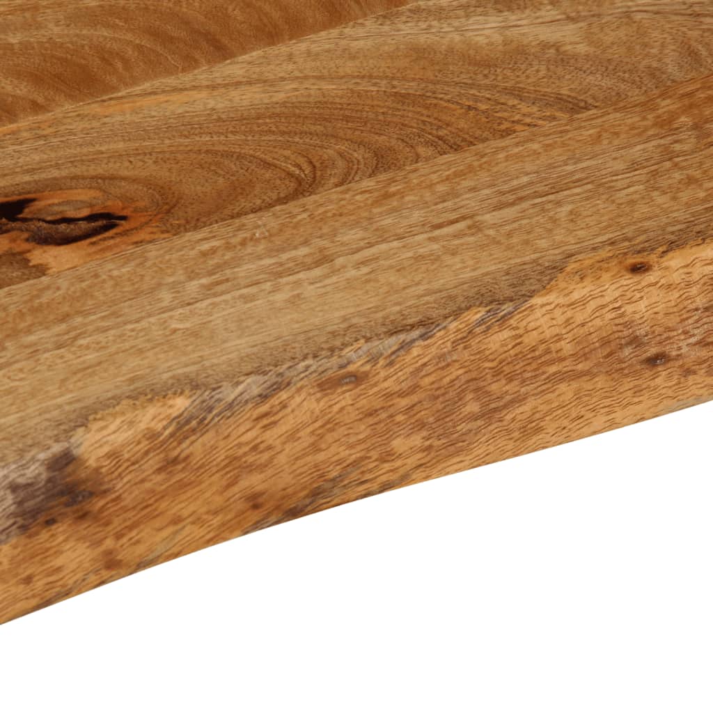 Worktop, 100x40x3.8cm, solid mango wood, with live edge