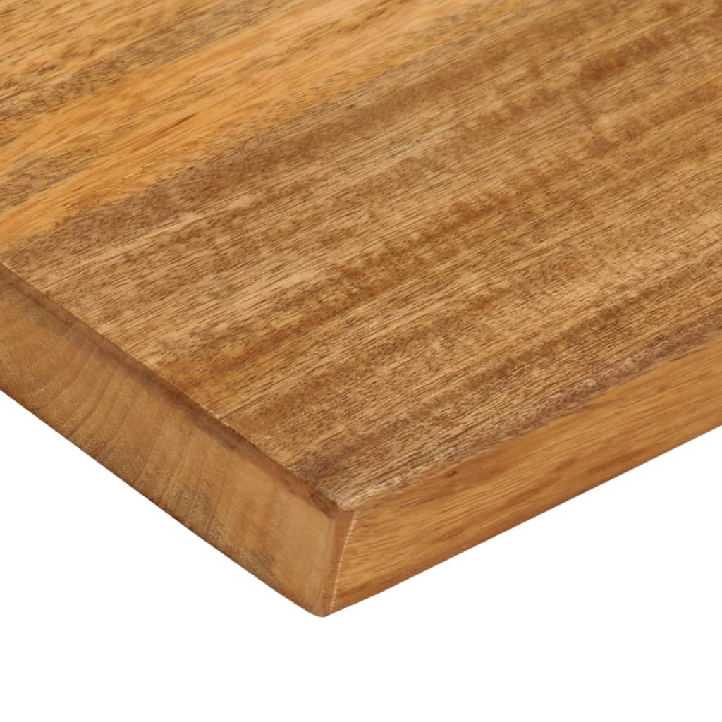 Stalviršis, 120x30x2,5cm, mango masyvas, su gyvu kraštu