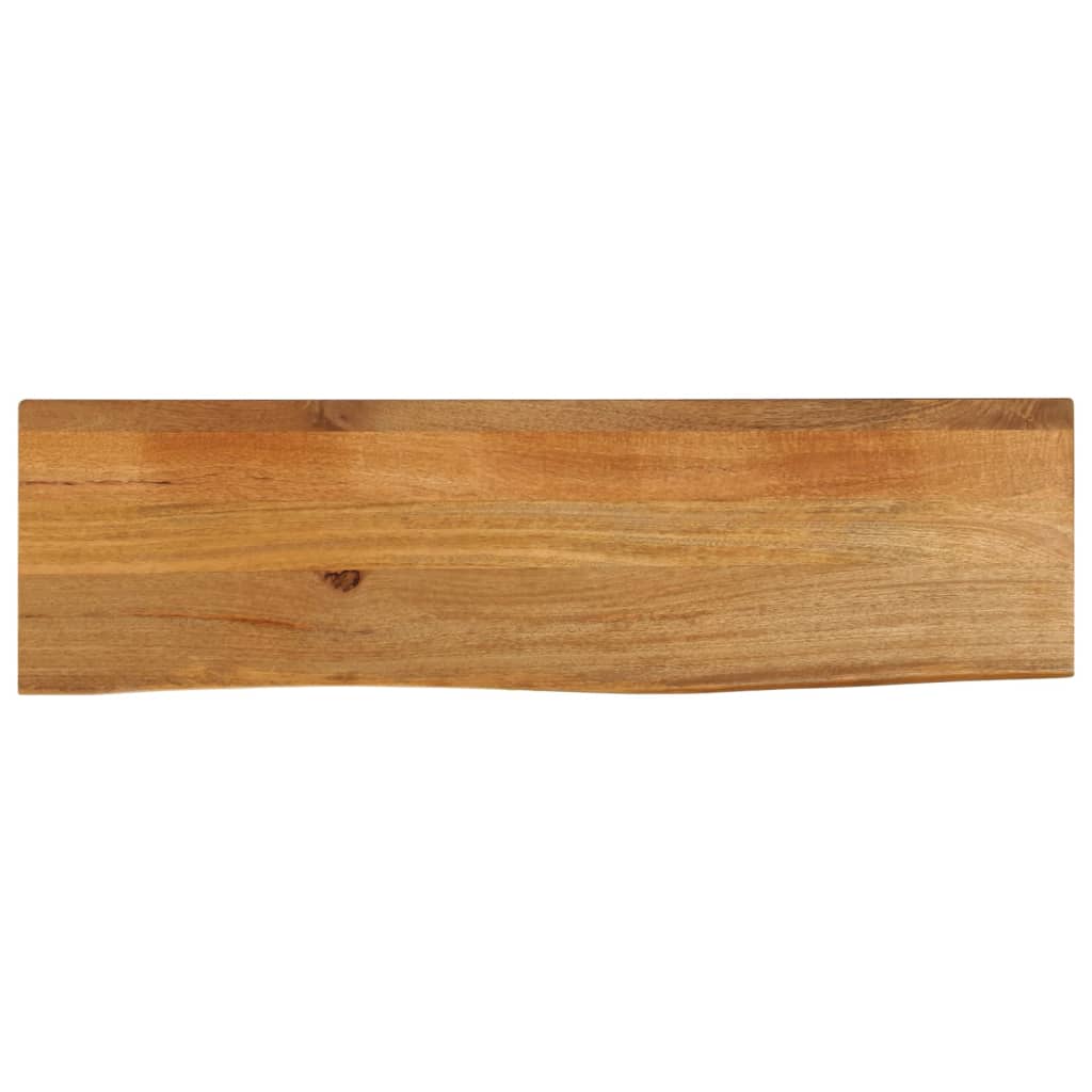 Tabletop, 110x40x2.5cm, mango solid wood, live edge