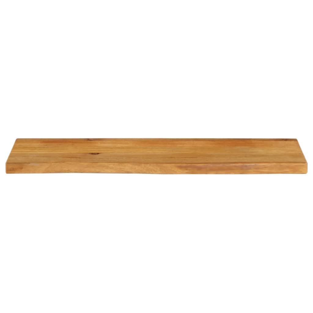 Tabletop, 110x40x2.5cm, mango solid wood, live edge
