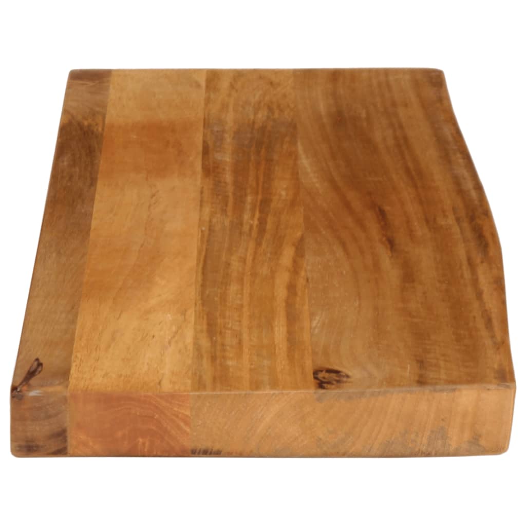 Worktop, 90x30x3.8cm, solid mango wood, live edge