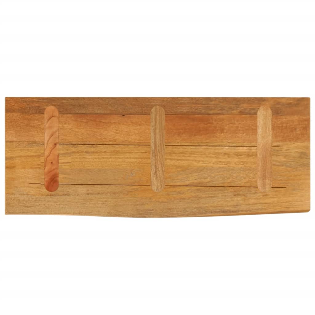 Worktop, 90x30x3.8cm, solid mango wood, live edge