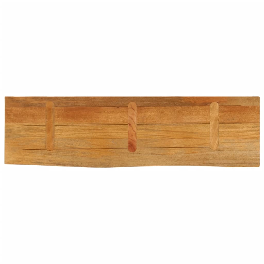 Galda virsma, 120x40x3,8cm, mango masīvkoks, ar dabīgo malu