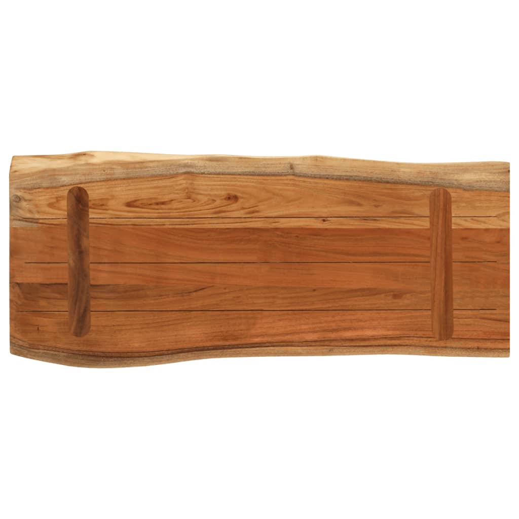Stalviršis, 80x40x3,8cm, akacijos masyvas, su gyvu kraštu