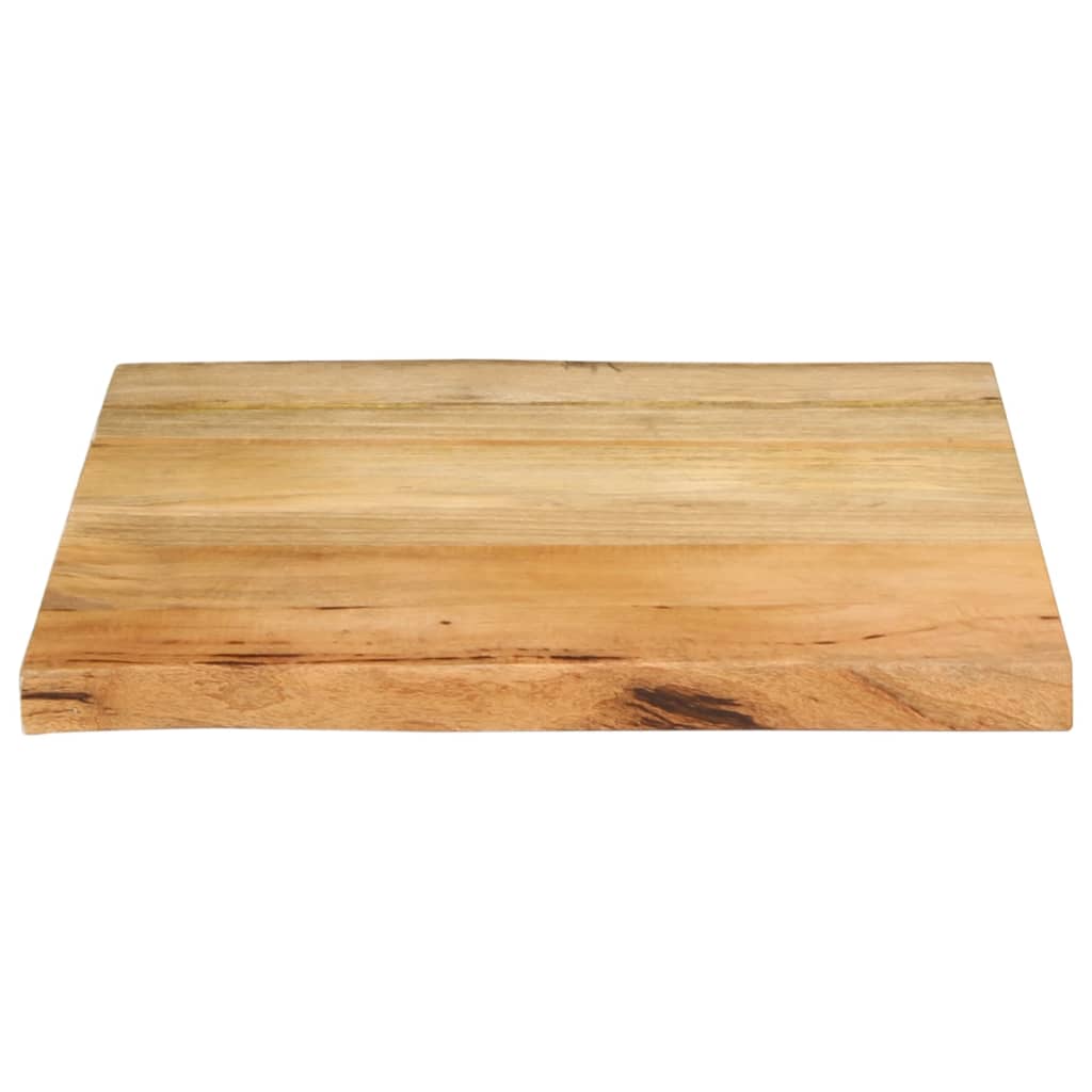 galda virsma 40x40x2,5 cm Live Edge masīvs mango