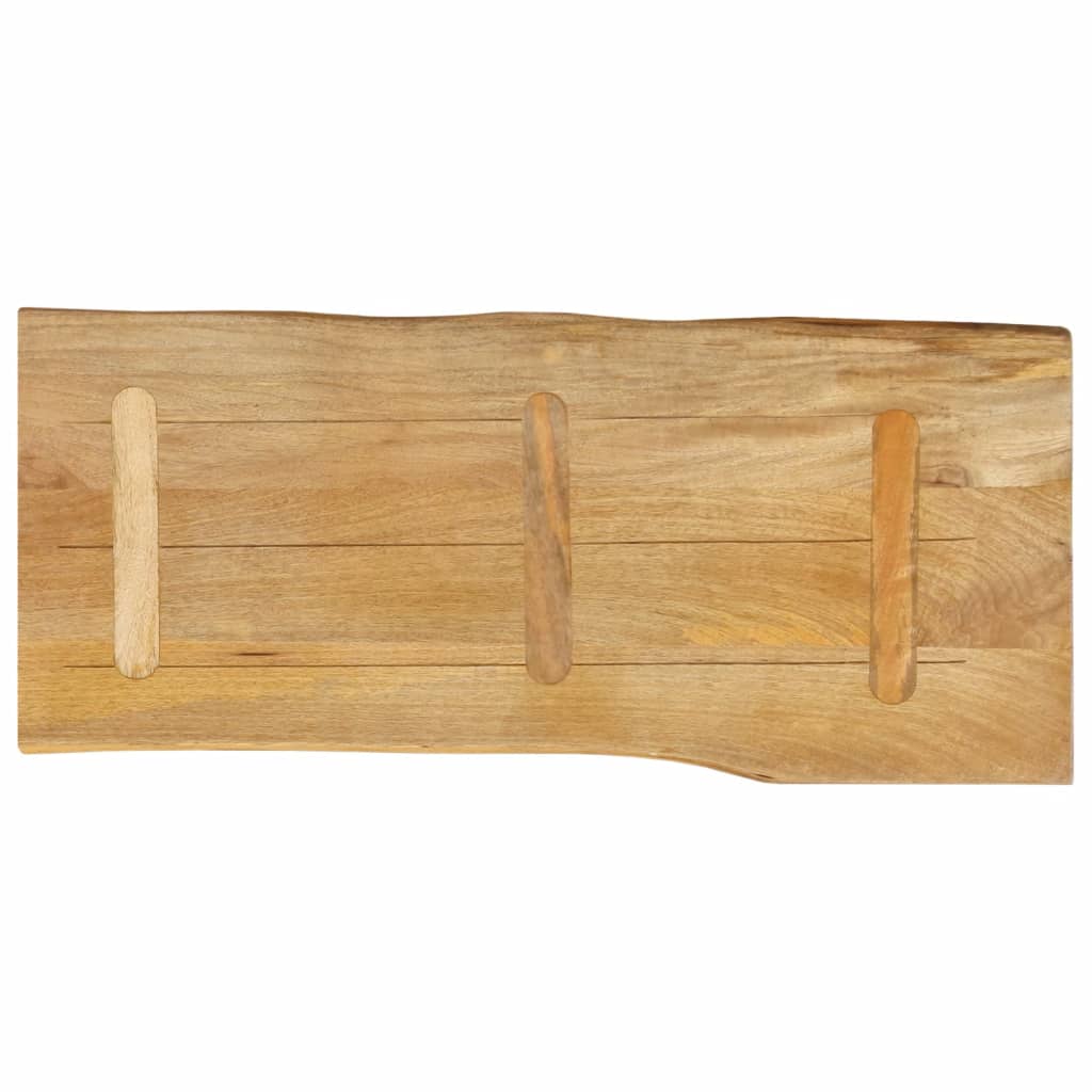 Stalviršis, 80x40x2,5cm, mango medienos masyvas, su gyvu kraštu