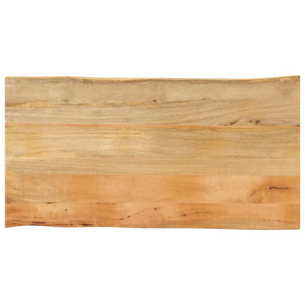 Tabletop, 110x60x3.8cm, solid mango wood, live edge