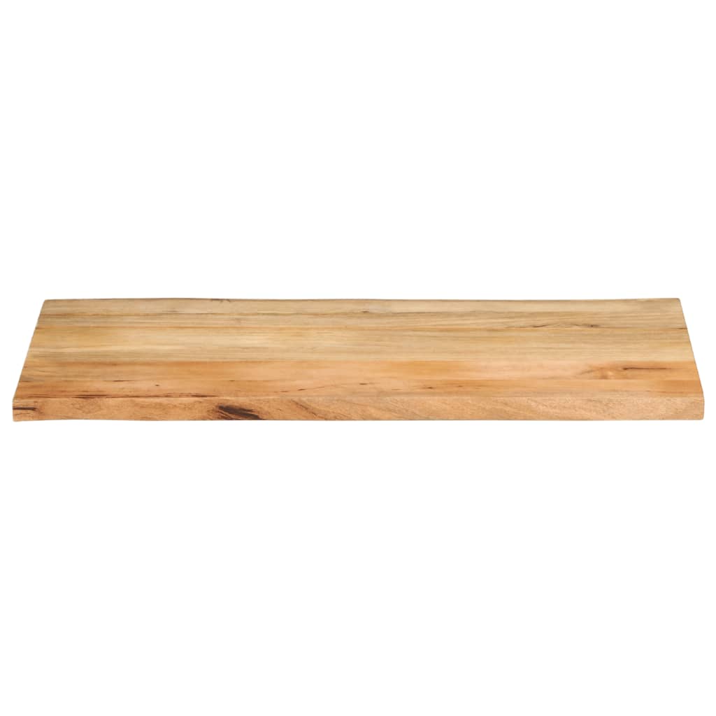 Tabletop, 110x60x3.8cm, solid mango wood, live edge