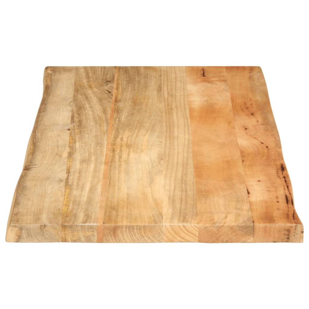 Tabletop, 110x60x3.8cm, solid mango wood, live edge