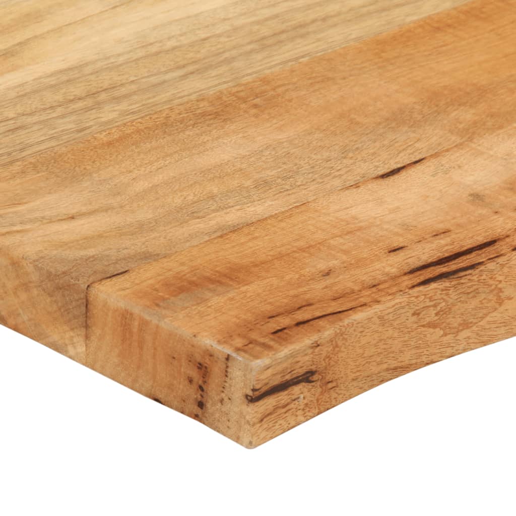 Tabletop, 110x60x3.8cm, solid mango wood, live edge