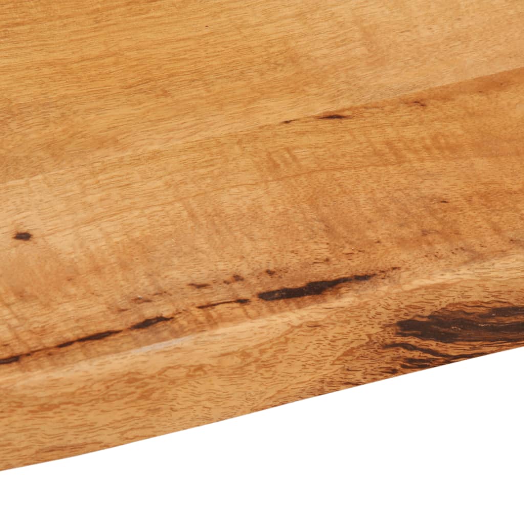 Tabletop, 110x60x3.8cm, solid mango wood, live edge