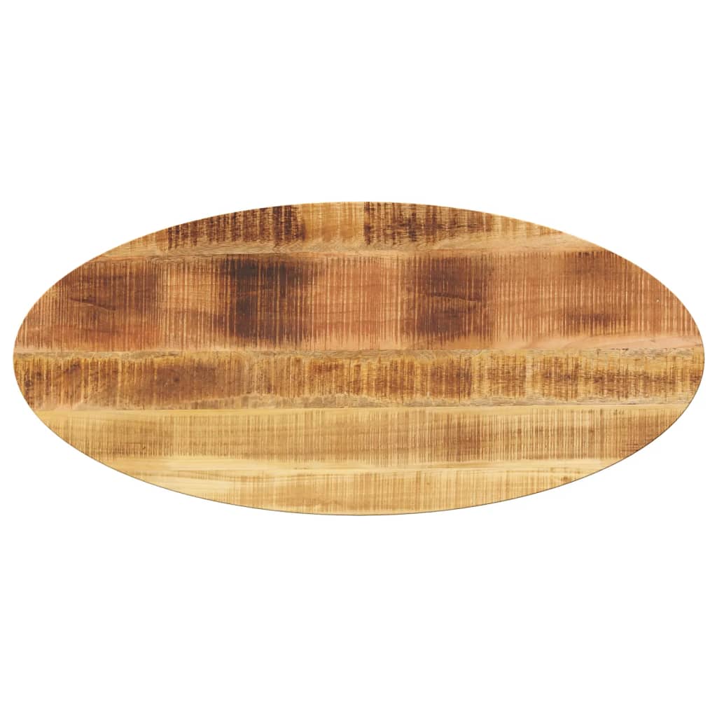 Tabletop, 110x40x2.5cm, solid mango wood, oval