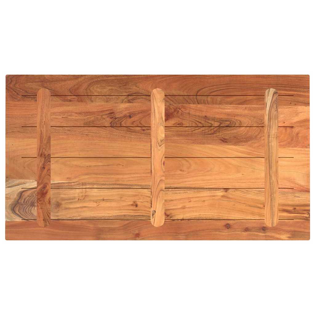 Tabletop, 100x70x2.5cm, solid acacia, rectangular