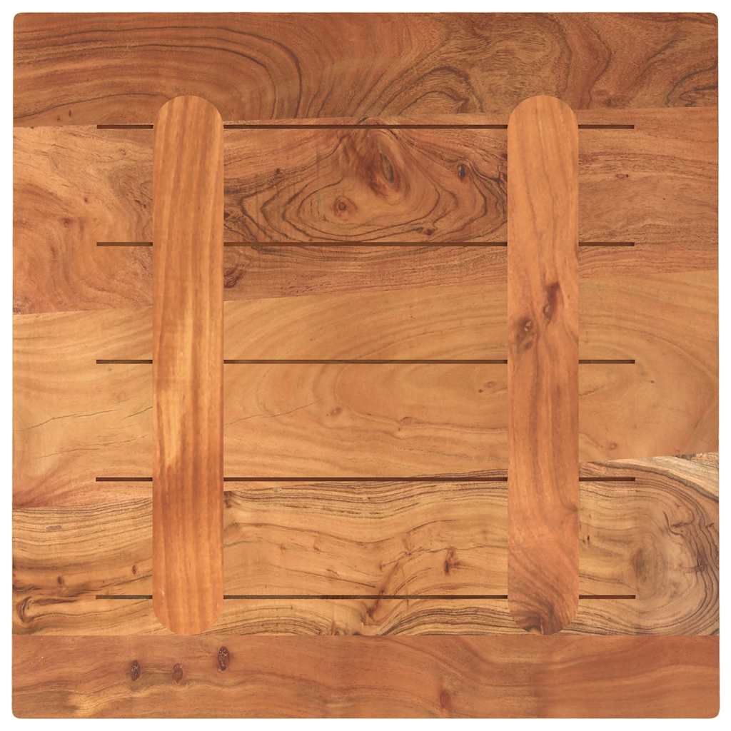 Stalviršis, 50x50x3,8cm, akacijos medienos masyvas, kvadratinis