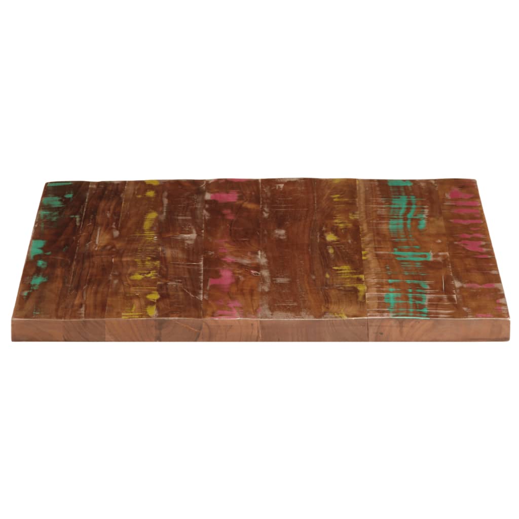 Tabletop, 80x80x2.5cm, reclaimed wood, square