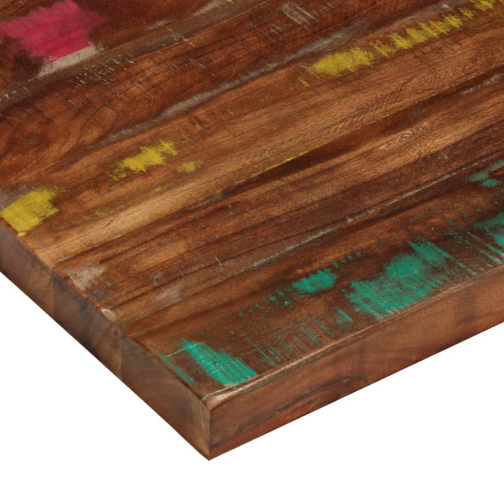Tabletop, 80x80x2.5cm, reclaimed wood, square