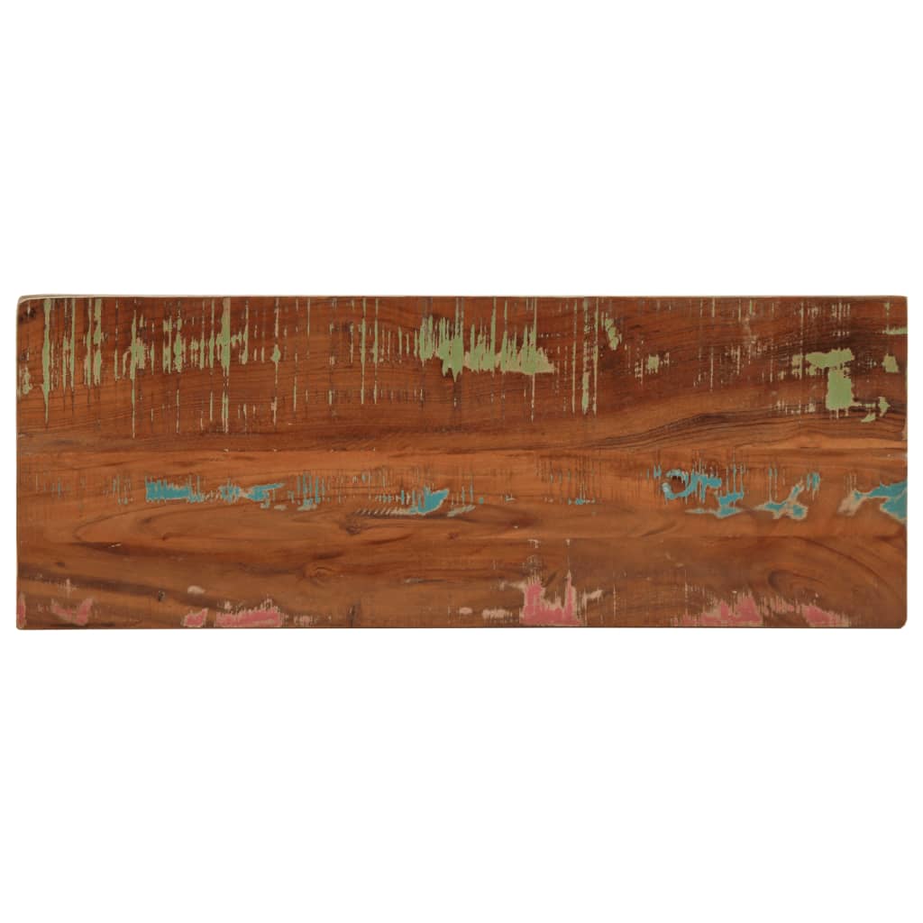 Tabletop, 90x30x3.8 cm, reclaimed wood, rectangular
