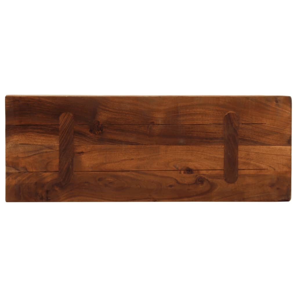 Tabletop, 70x40x3.8cm, reclaimed wood, rectangular