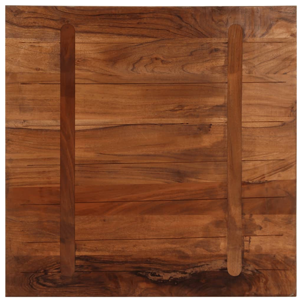 Stalviršis, 90x90x2,5 cm, kvadratinis, perdirbtos medienos masyvas