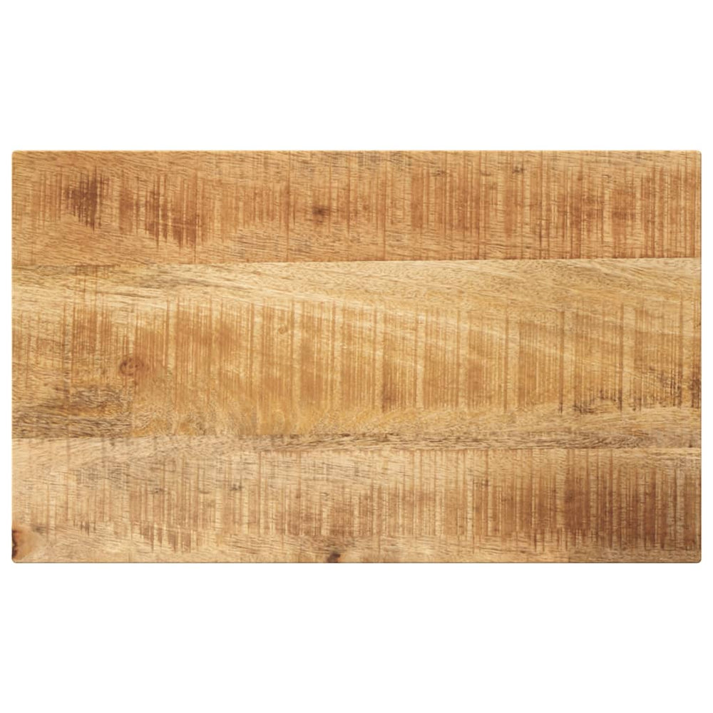Stalviršis, 40x20x2,5 cm, stačiakampis, masyvi mediena, šiurkštus mango skonis