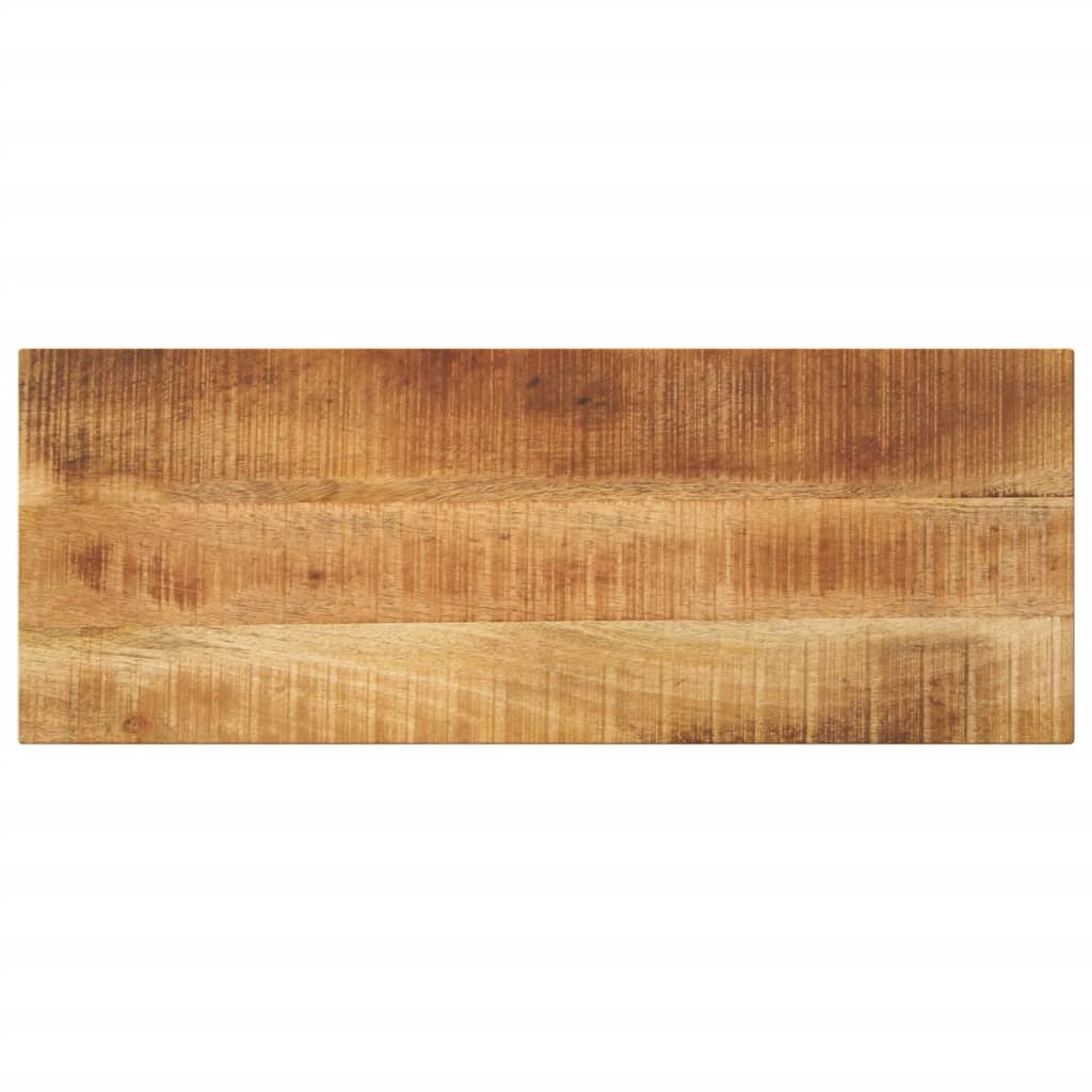 Stalviršis, 70x40x2,5 cm, stačiakampis, masyvi mediena, šiurkštus mango skonis