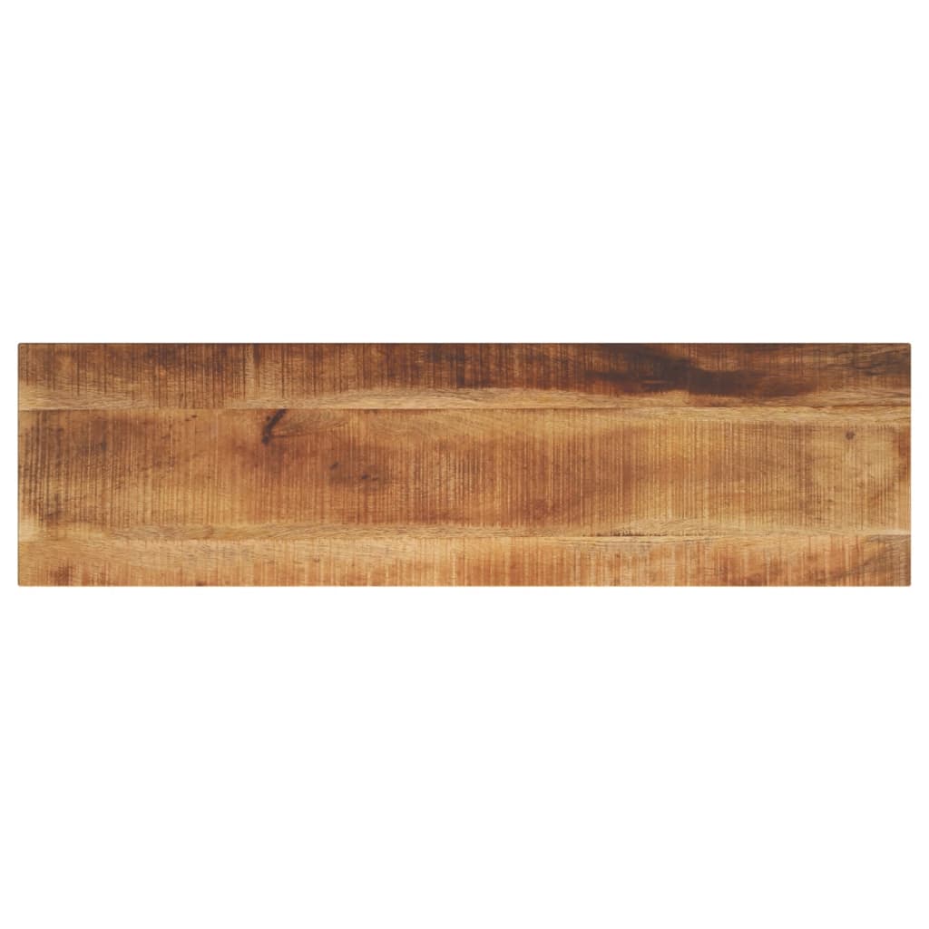 Stalviršis, 100x20x3,8 cm, stačiakampis, masyvi mediena, šiurkštus mango skonis