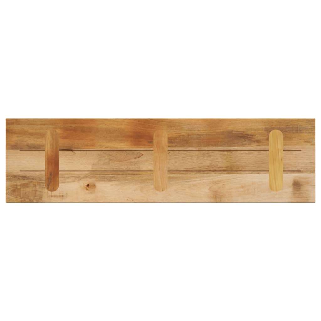 Stalviršis, 100x20x3,8 cm, stačiakampis, masyvi mediena, šiurkštus mango skonis
