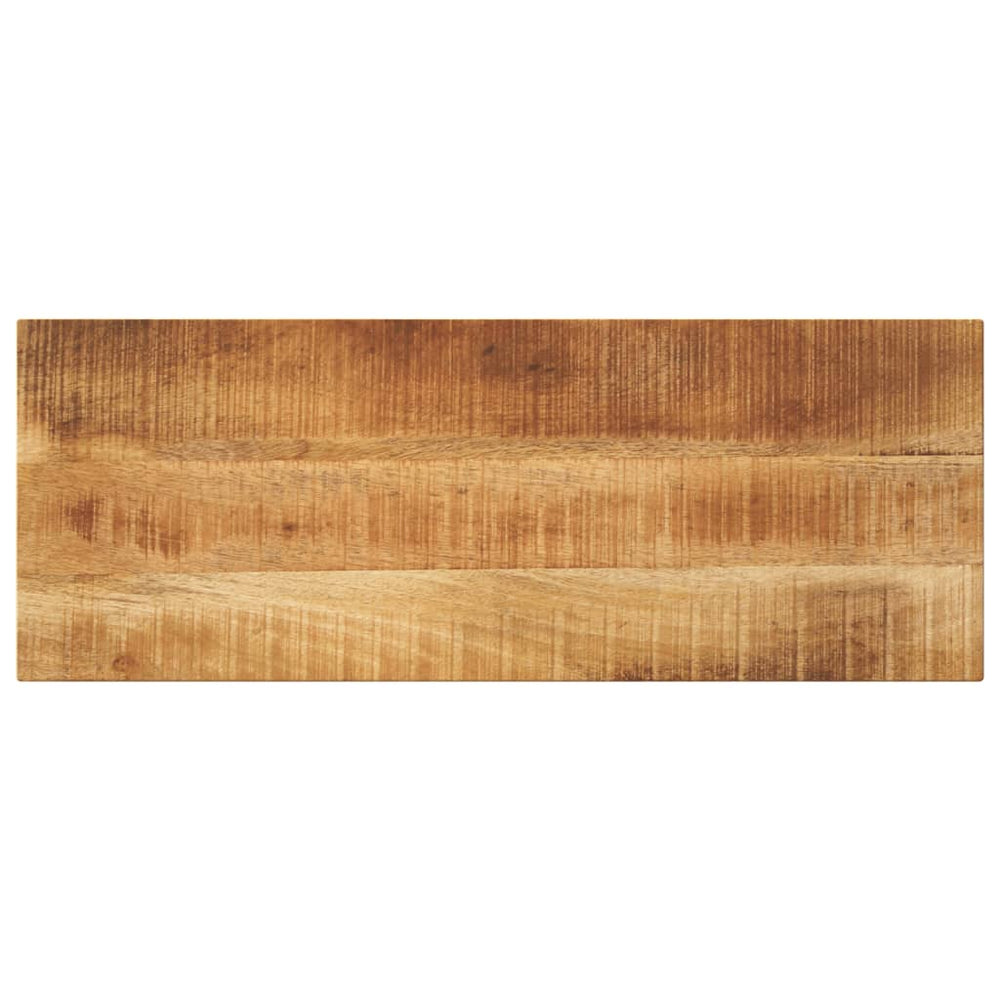 Stalviršis, 80x30x3,8 cm, stačiakampis, masyvi mediena, šiurkštus mango skonis