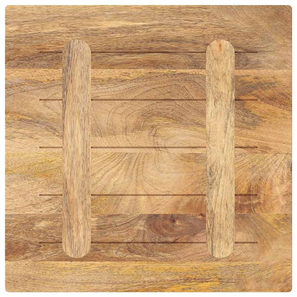 Stalviršis, 60x60x2,5cm, mango medienos masyvas, kvadratinis