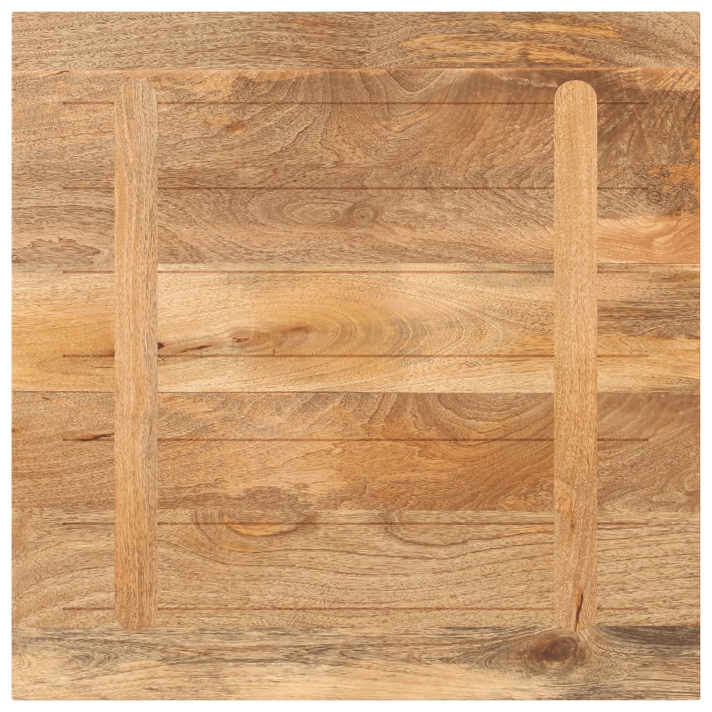 Tabletop, 80x80x2.5cm, solid mango wood, square