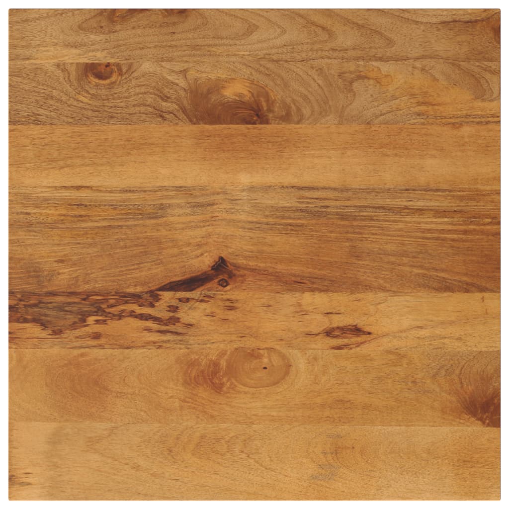 Tabletop, 70x70x3.8cm, solid mango wood, square