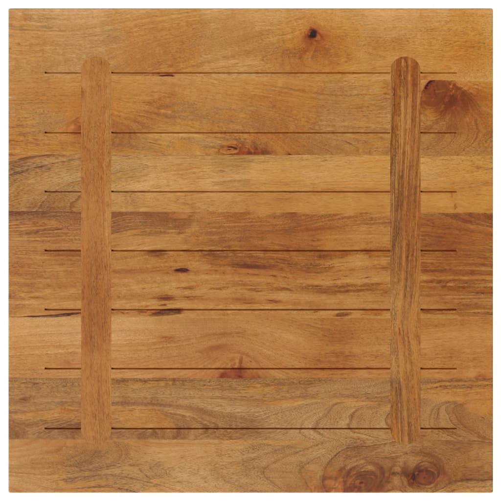 Tabletop, 70x70x3.8cm, solid mango wood, square