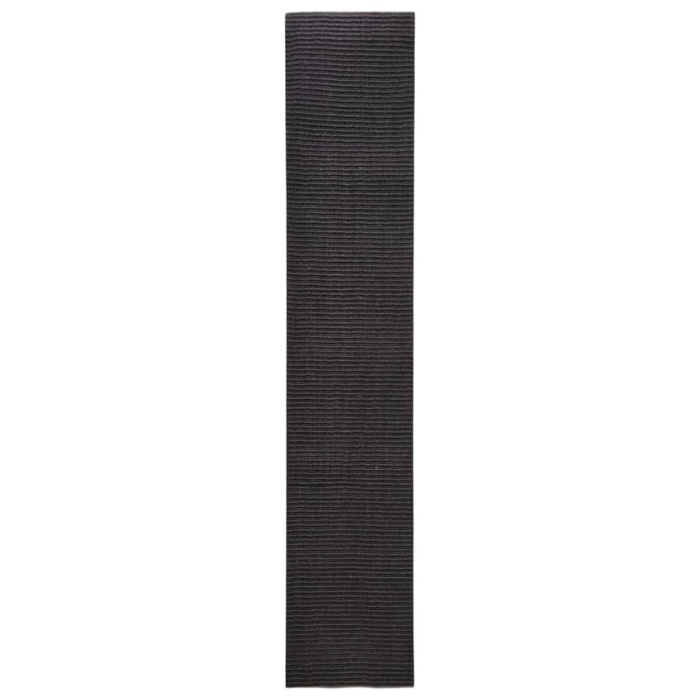 Sizalio kilimėlis draskymo stulpui, juodos spalvos, 66x350cm