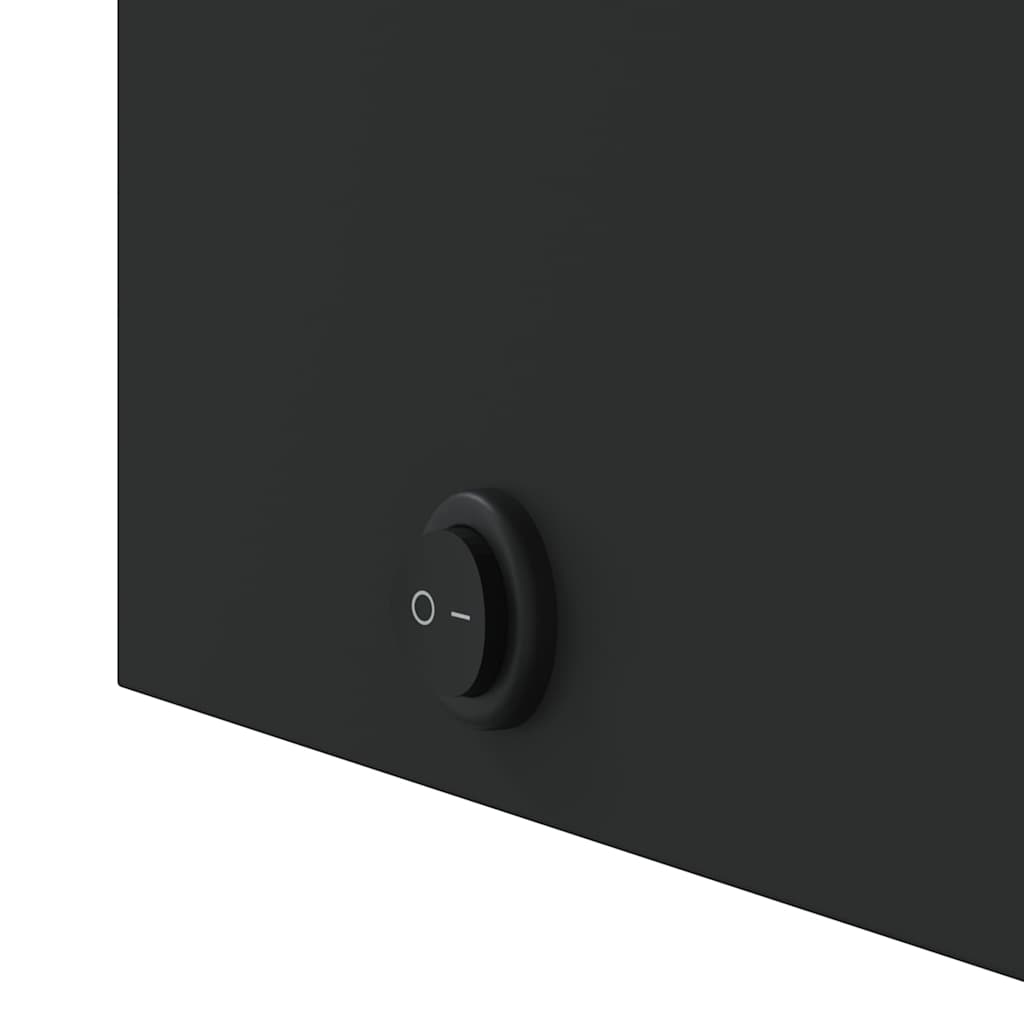 LED mirror bathroom cabinet, black, 42x13x70cm