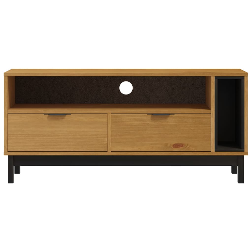 TV cabinet FLAM, 110x40x50cm, solid pine