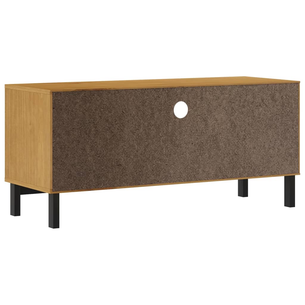 TV cabinet FLAM, 110x40x50cm, solid pine