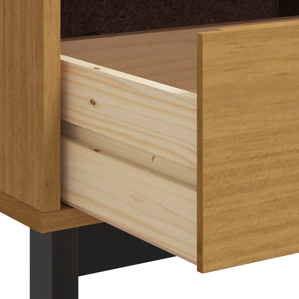 TV cabinet FLAM, 110x40x50cm, solid pine